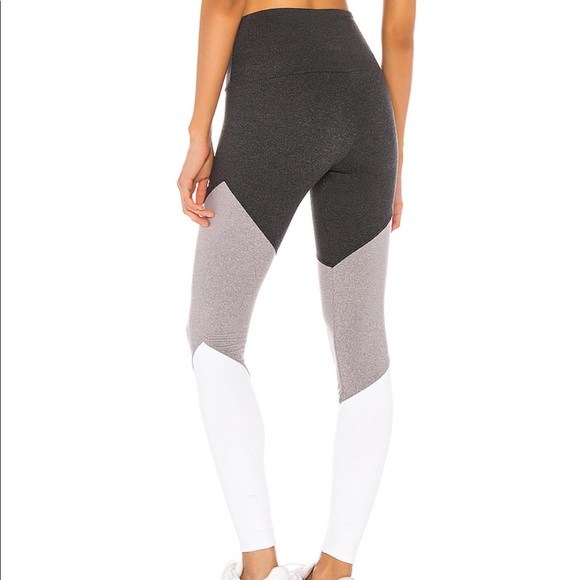 Onzie Flow High Rise Track Legging in Slate Combo - Picture 5 of 11